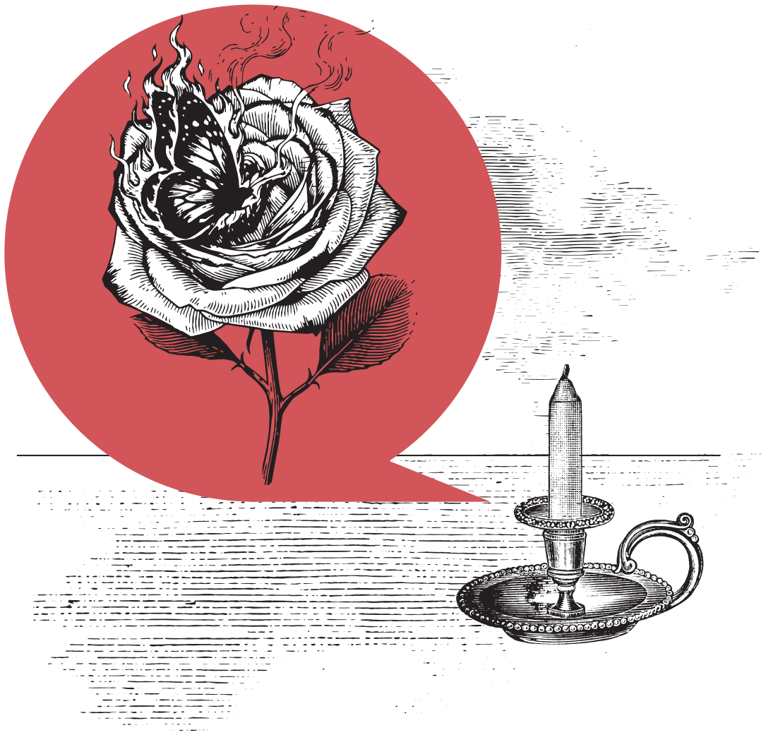 The rose and the candle